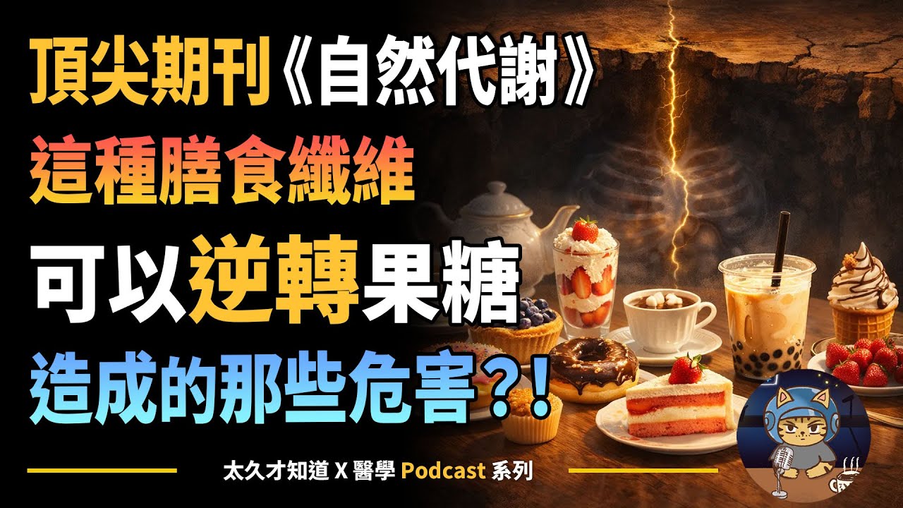 這種膳食纖維是否可以逆轉果糖造成的那些危害！？頂尖期刊《自然代謝》
