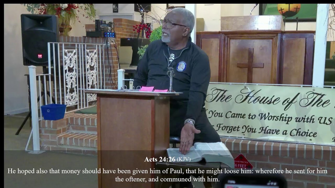New Testament Characters, Lesson 9: Governor felix (Acts 24)