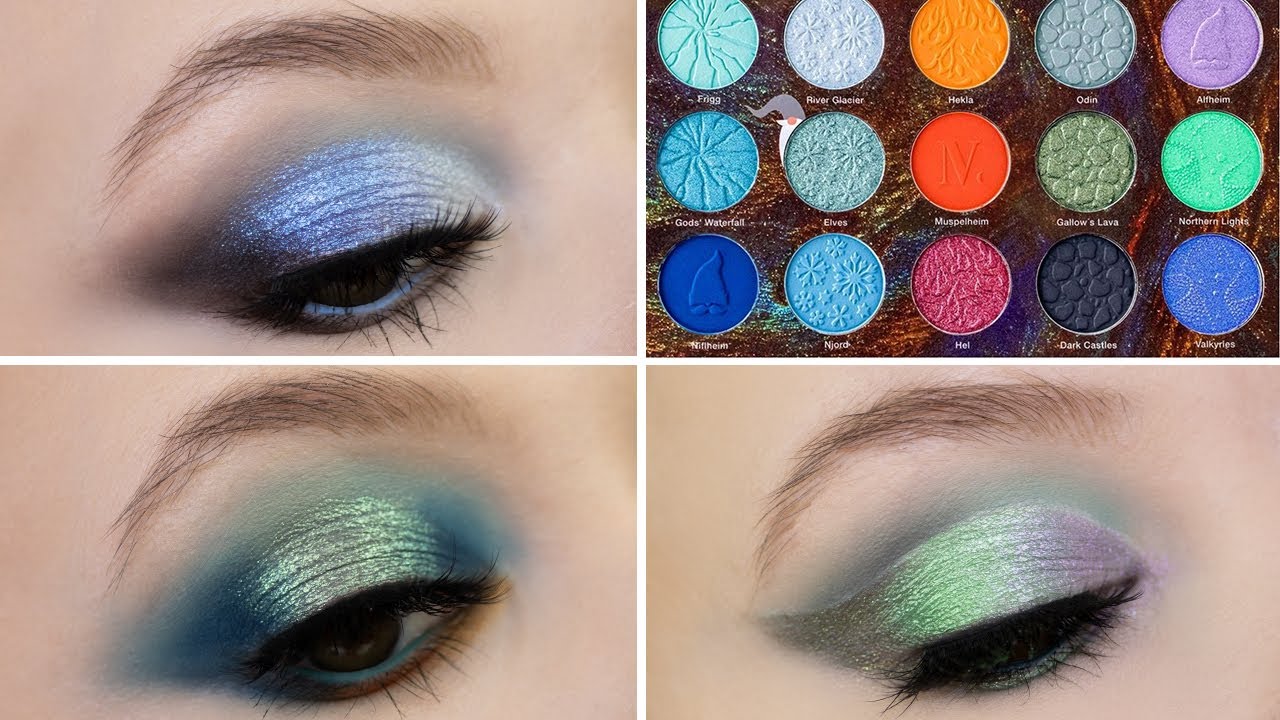 Nomad Cosmetics Iceland Fire & Ice Palette | 3 Looks and Review