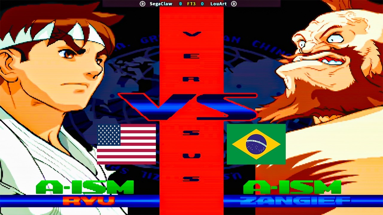 Street Fighter Alpha 3 - Segaclaw Vs Louart