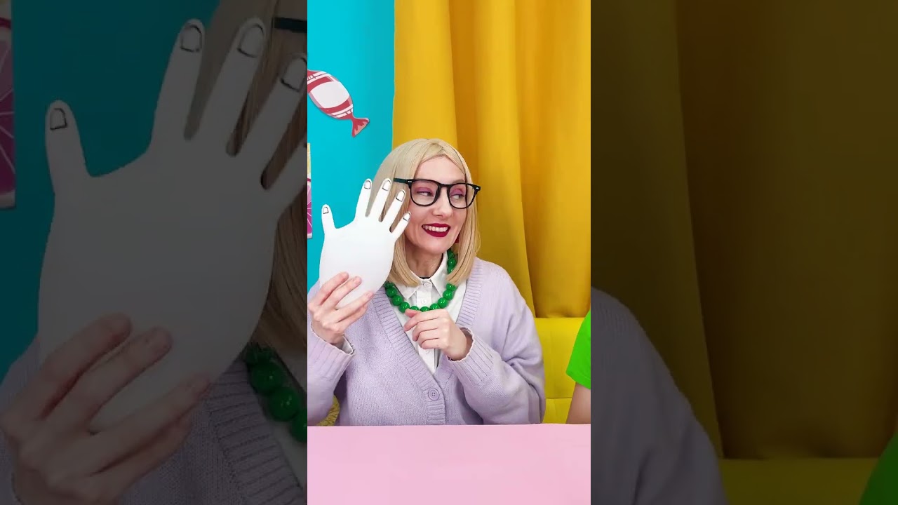 ✨ Silly Paint Nail Experiment #kids #funnymoment