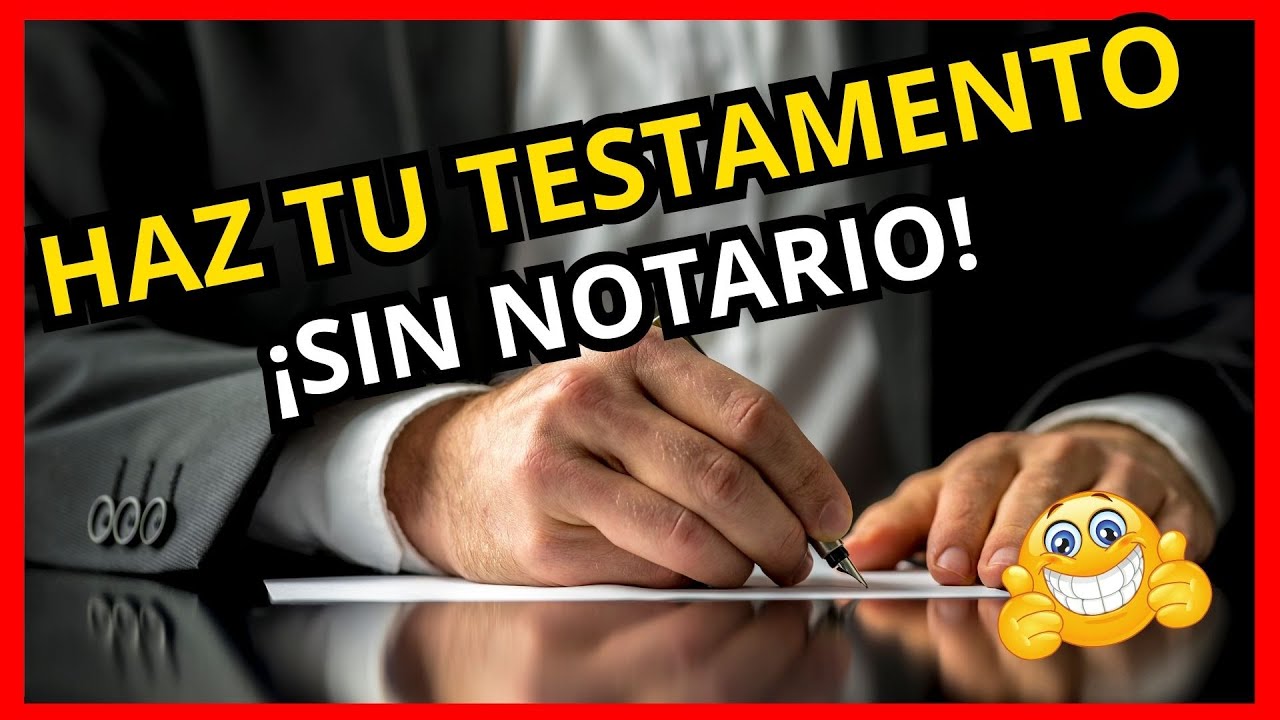 🎯 ¡Haz tu testamento sin notario y sin gastar un euro!