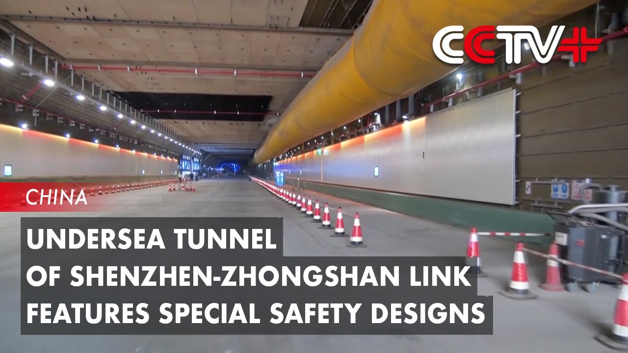 Undersea Tunnel of Shenzhen-Zhongshan Link Features Special Safety Designs