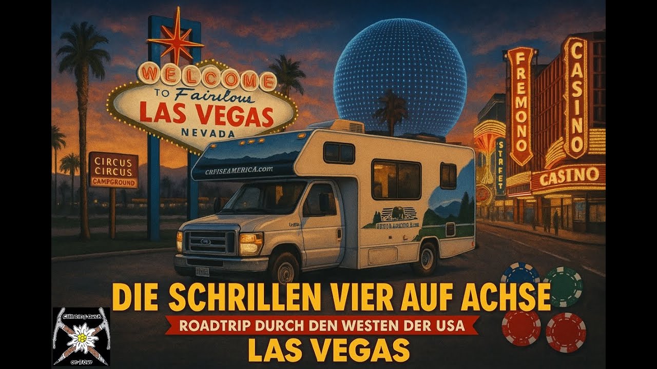 Roadtrip Südwesten der USA 2025, die schrillen Vier in Las Vegas, Baby    Part IV