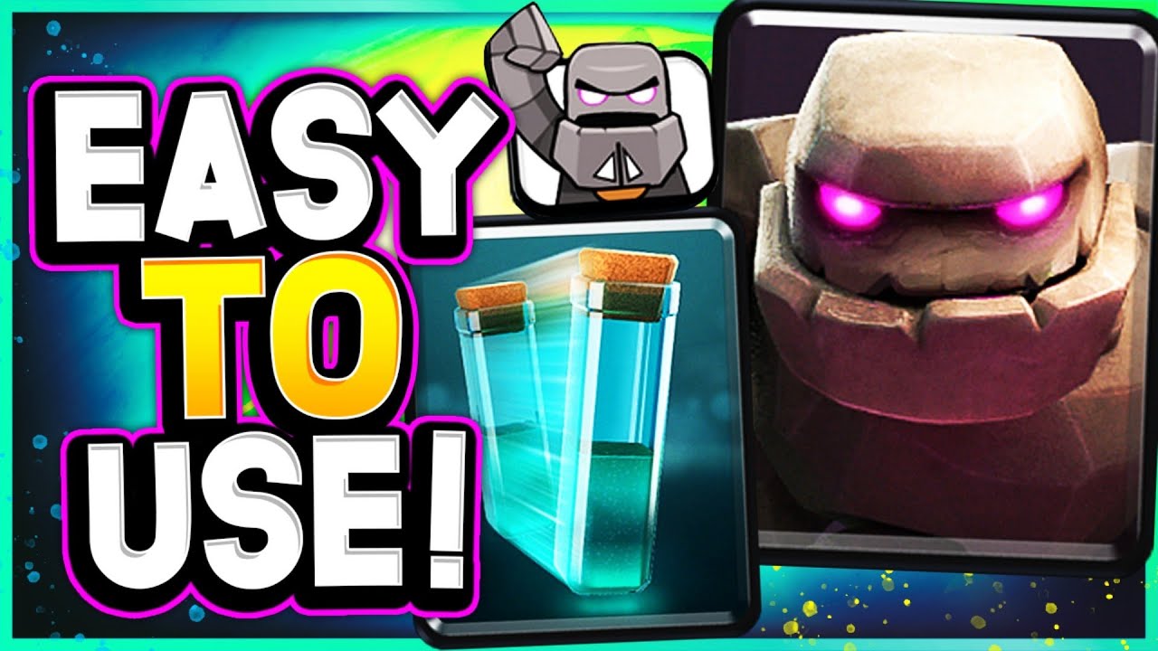 HUGE WIN STREAK with BEST GOLEM CLONE DECK! - CLASH ROYALE