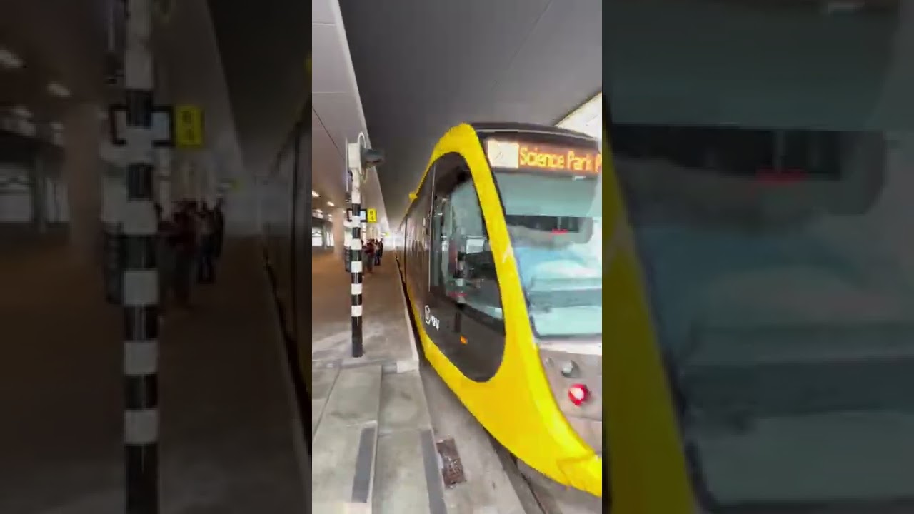 Tram Utrecht centraal en science Park P+R  21