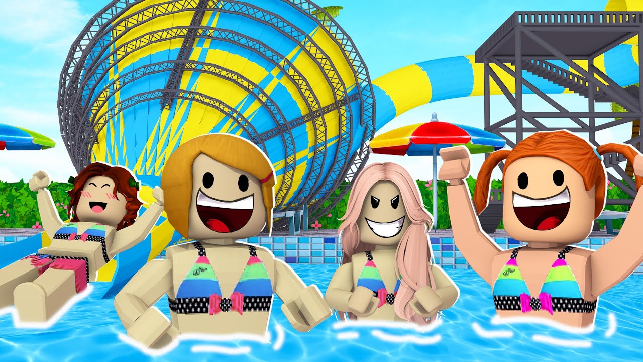 Roblox  3 Hours Of Waterpark Fun In Brookhaven!
