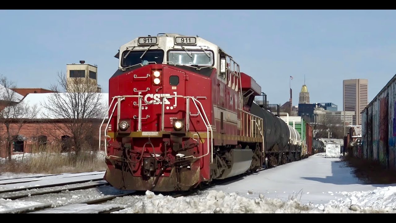 CSX X409 with CSX 911 