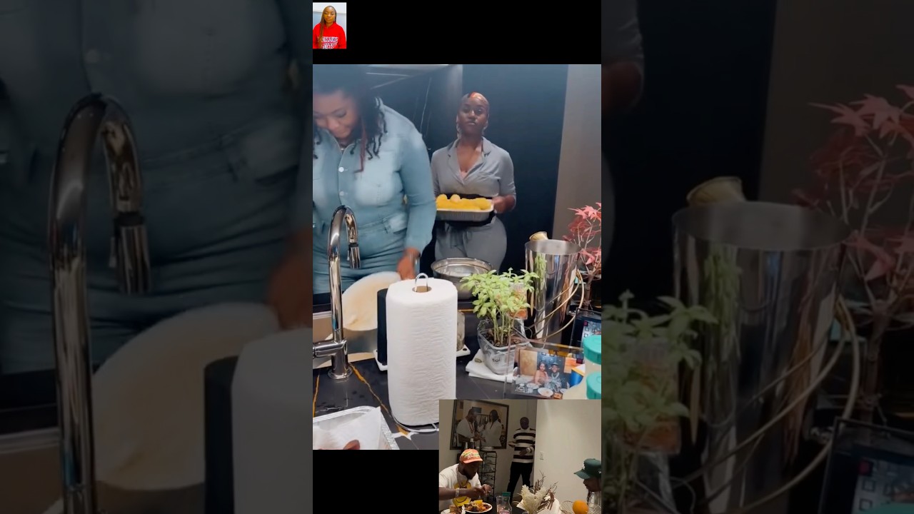 Прекрасные моменты, когда Давидо и его очаровательная жена наслаждаются новогодним ужином в компа...