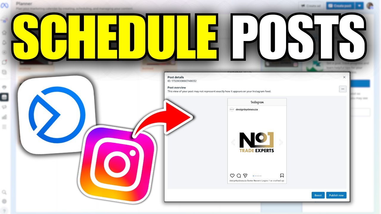 Как запланировать публикации в Instagram в Meta Business Suite
