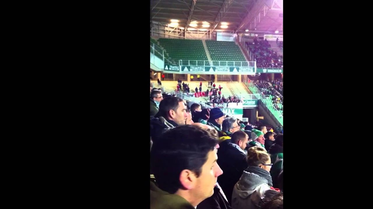 ASSE 3-0 Valenciennes, Kop Nord 01/02/2014 Deux buts pris sur le vif !