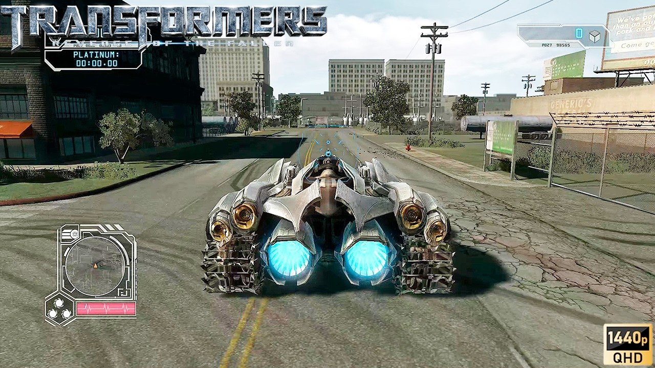 Transformers: Revenge Of The Fallen (2009) - Megatron Gameplay