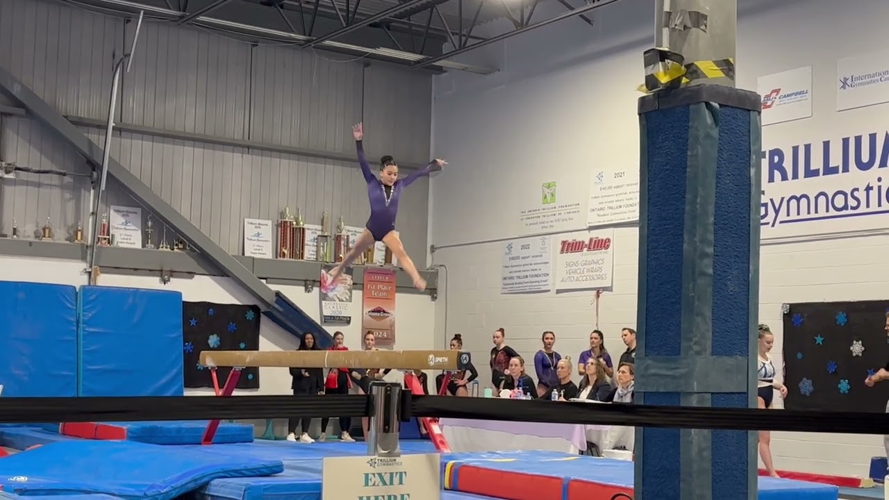 GYMNASTICS WAG LEVEL 7 BEAM ROUTINE