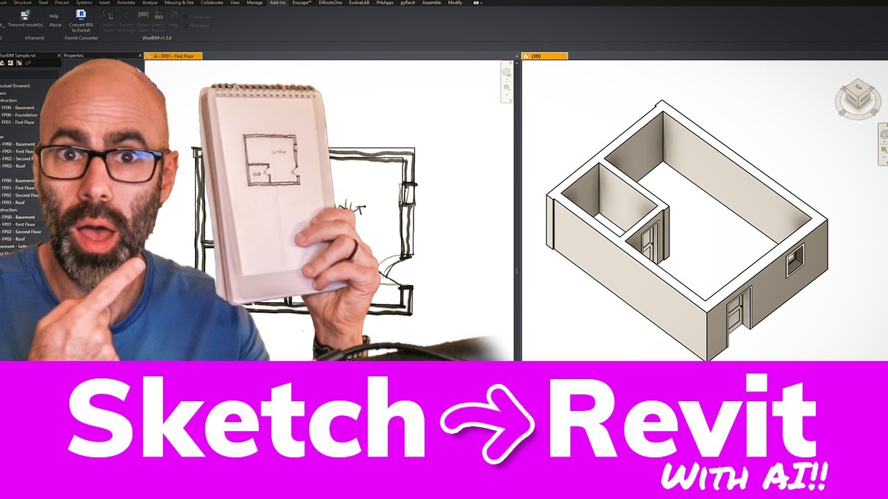 ИИ в архитектуре: преобразование 2D-моделей Revit в 3D за считанные секунды