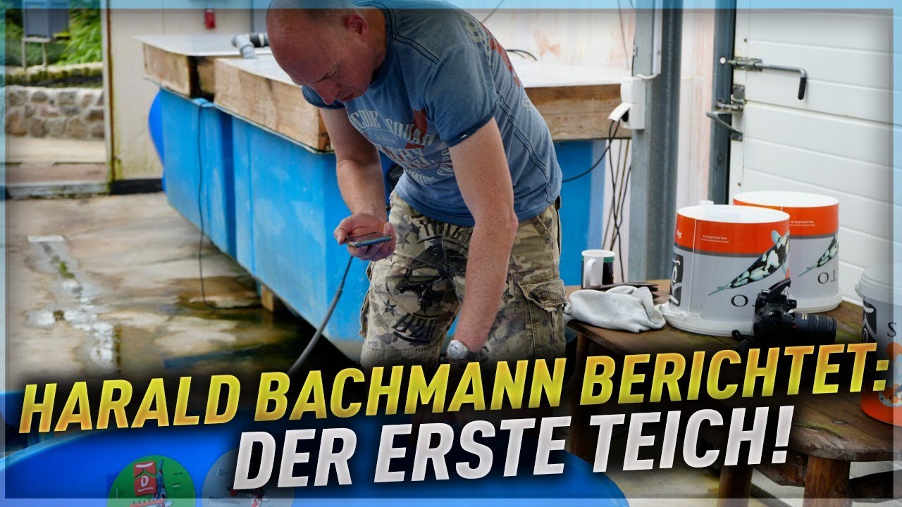 HARALD BACHMANN im Interview - Der ERSTE Teich!