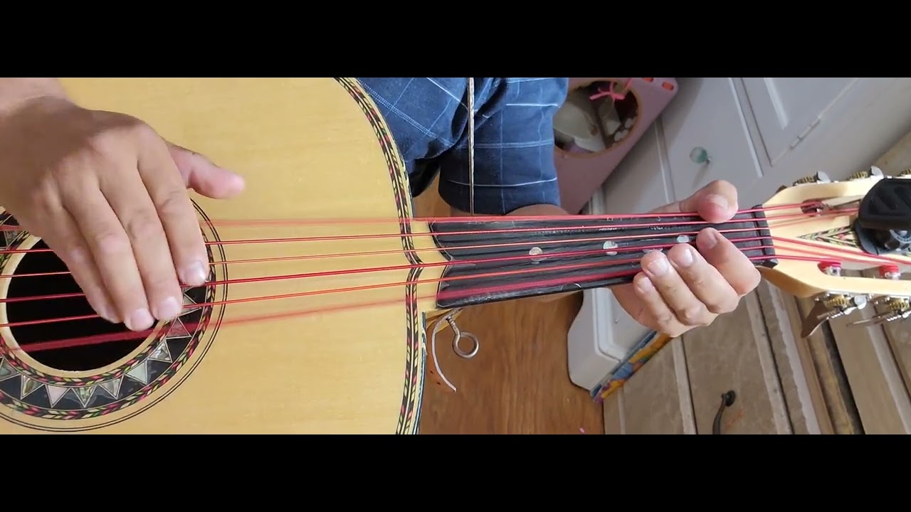 TUTORIAL DE GUITARRON ➡️ QUÉ TE VAS TE VAS. VERSIÓN VICENTE FERNÁNDEZ.