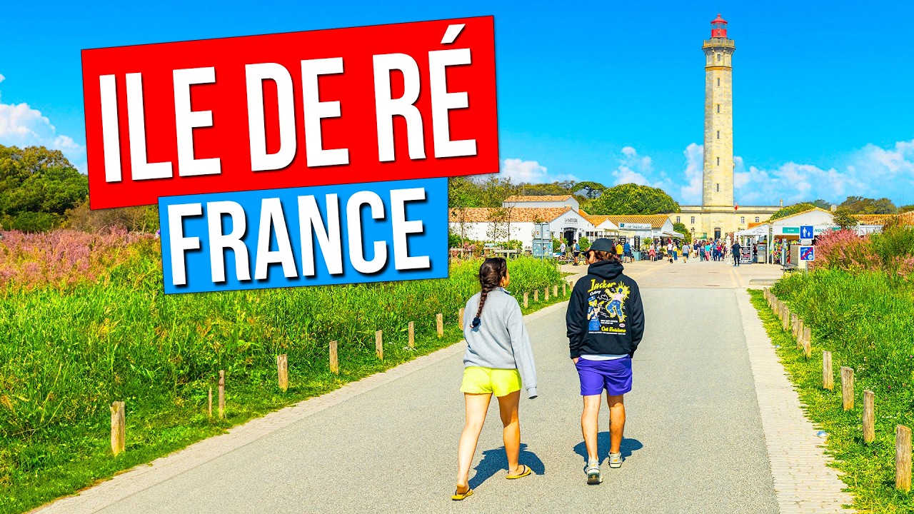 ILE DE RE - FRANCE  (Tour of the island of Ile de Ré, France in 4K)
