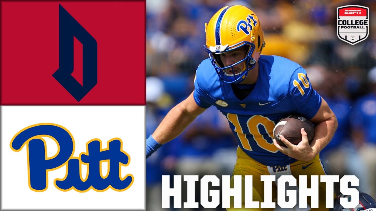 Duquesne Dukes vs. Pittsburgh Panthers | Full Game Highlights | ESPN College Football