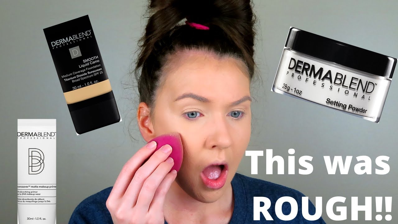 FULL FACE OF DERMABLEND | FIRST IMPRESSIONS | Kelsey Danielle