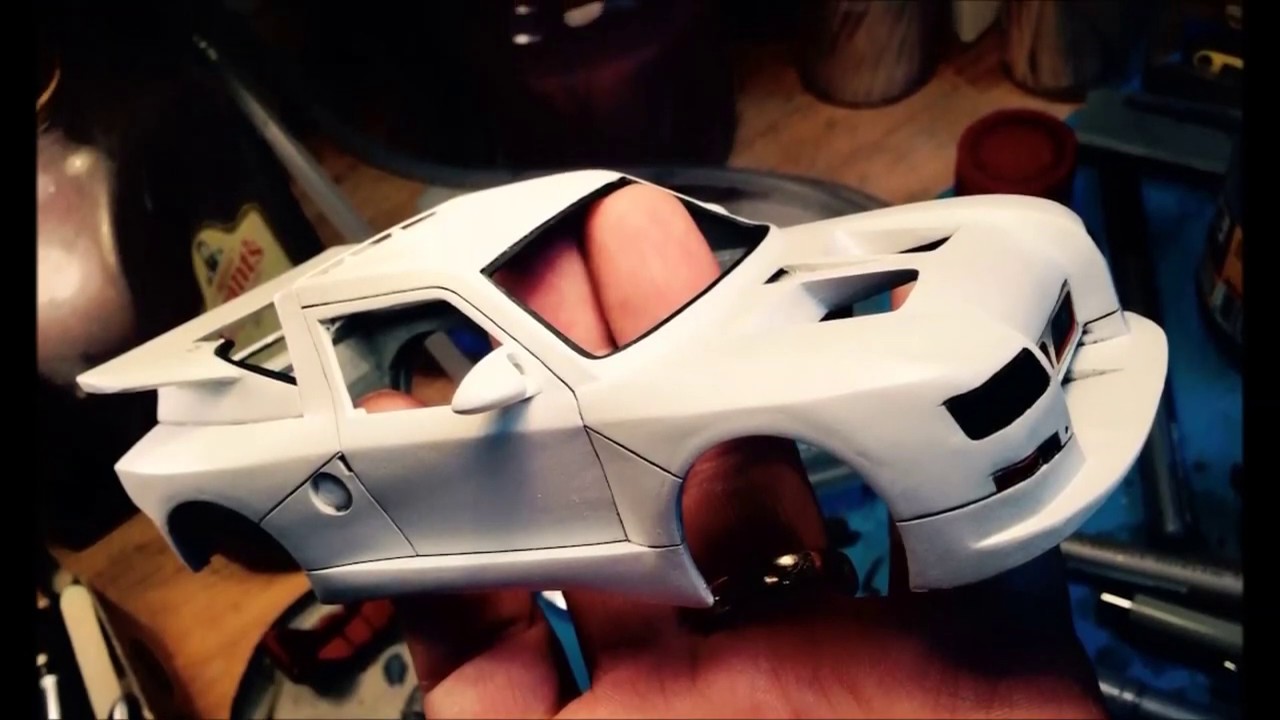 3d printed Lancia ECV2 prototype 1/24 static model