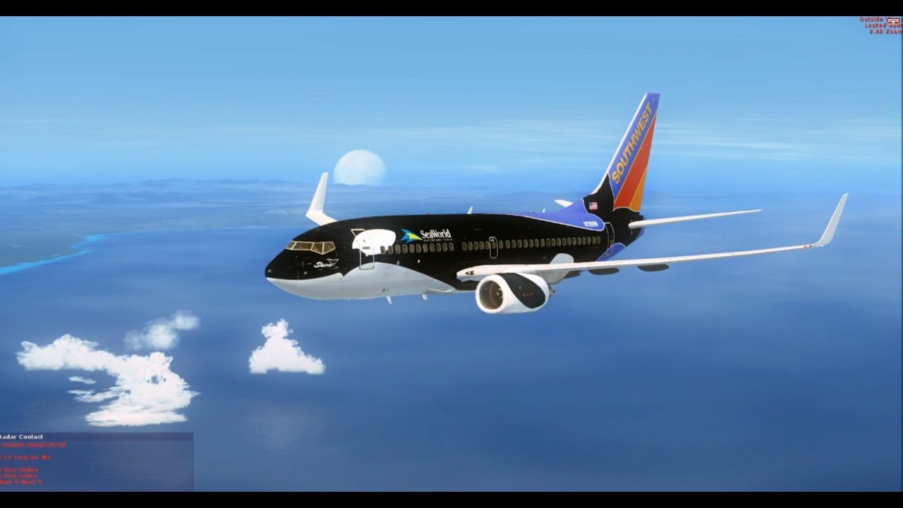 [FSX] 737-700 NGX Southwest Shamu Miami - St. Marteen