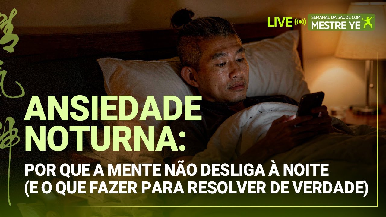 Ansiedade Noturna: Por que a mente não desliga à noite (E o que fazer para resolver de verdade)