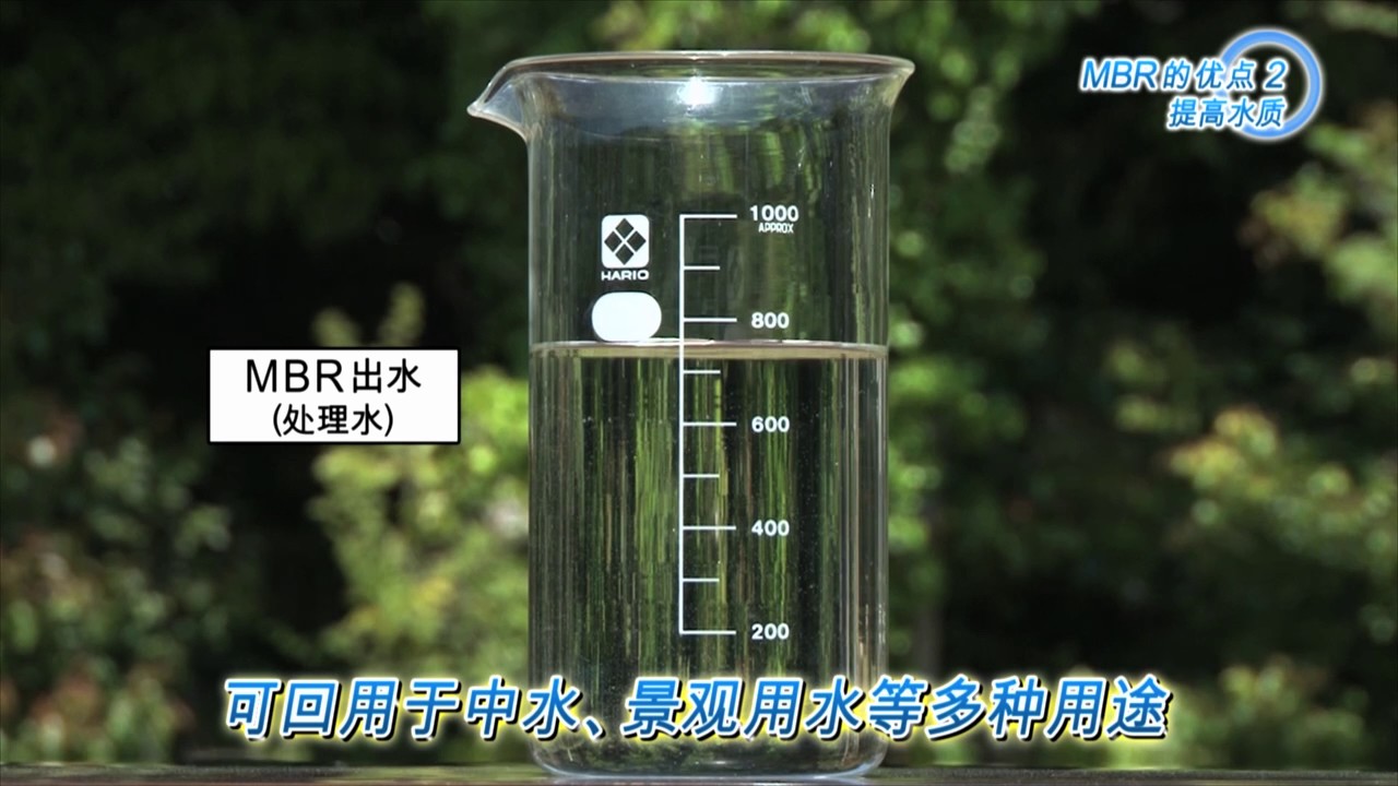污水处理：膜生物反应器（MBR）的优点