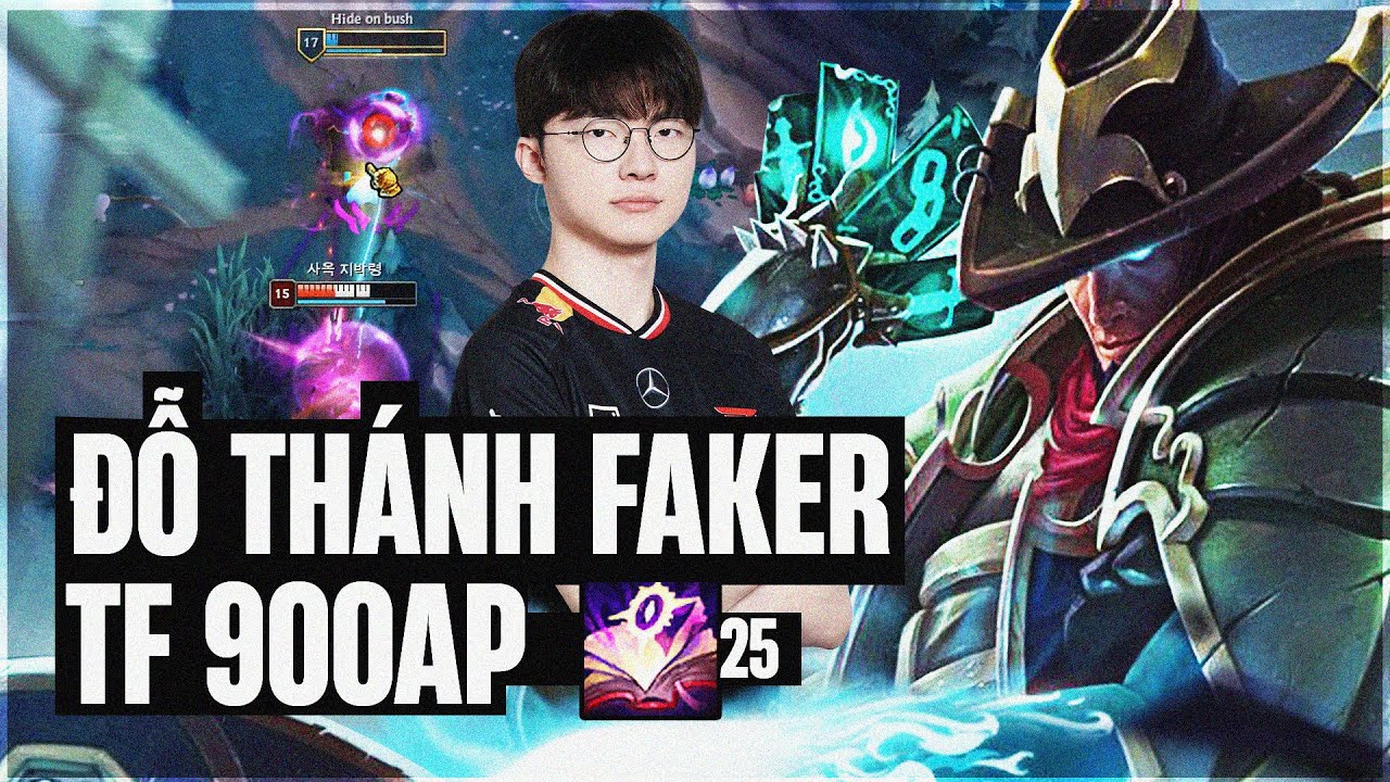 FAKER VÀ CON TWISTED FATE 900AP 25 SÁCH MEJAI ĐỐI ĐẦU ĐÀN EM POBY TẠI RANK HÀN