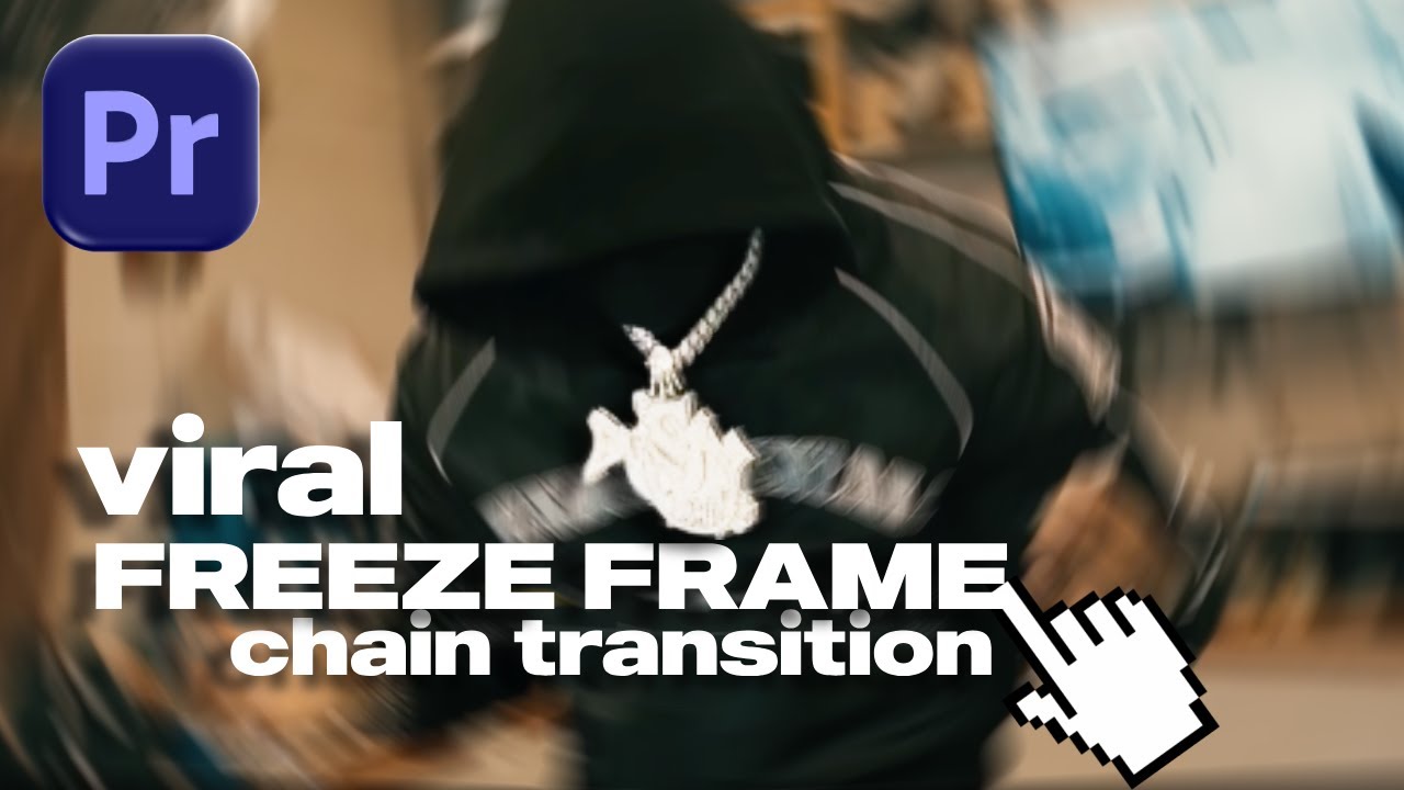 VIRAL freeze frame CHAIN TRANSITION but in Premiere Pro