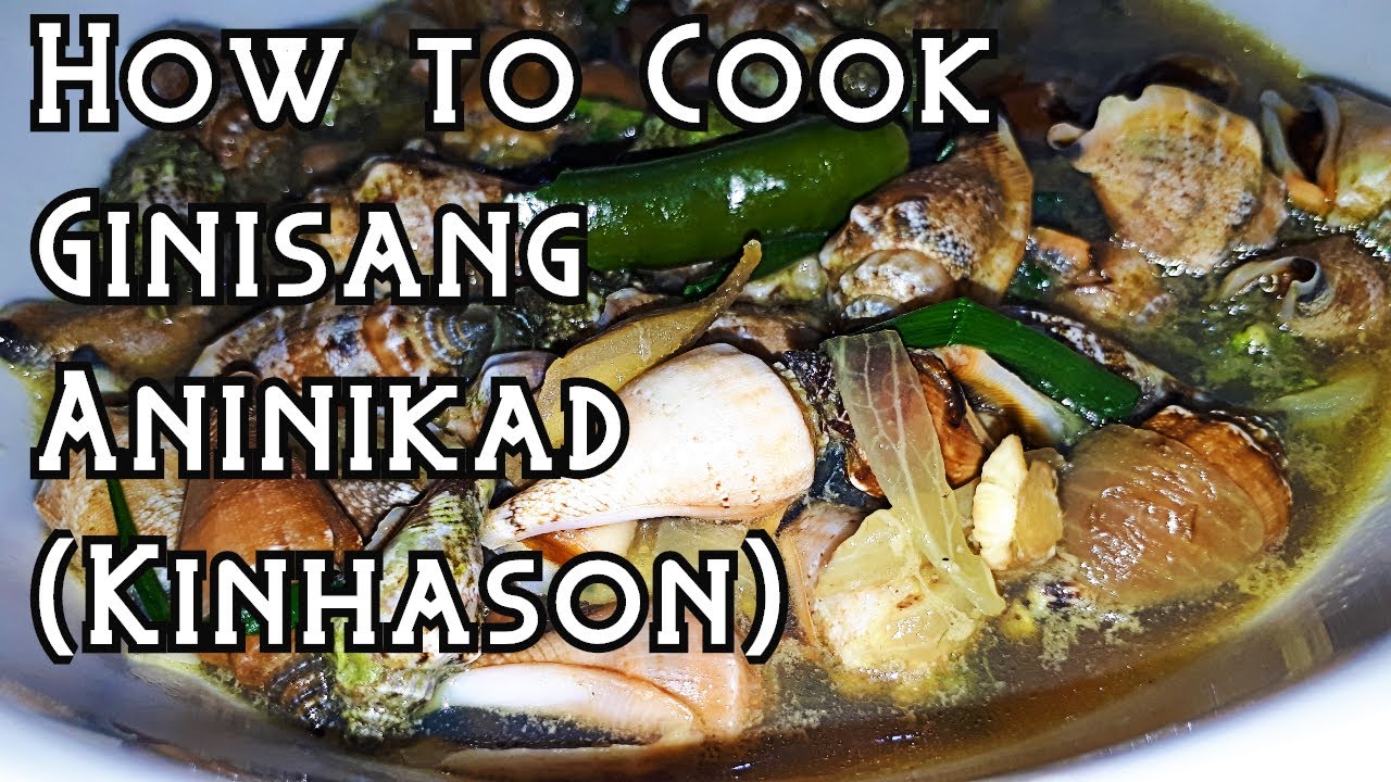 HOW TO COOK GINISANG ANINIKAD | KINHASON SHELLS