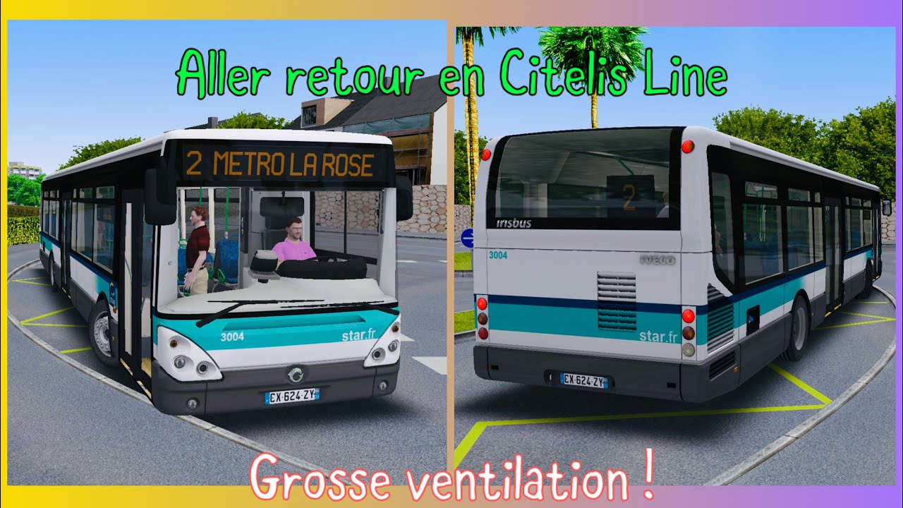 OMSI 2 - Un aller-retour en Irisbus Citelis Line sur la ligne 2 - Marseille 2018