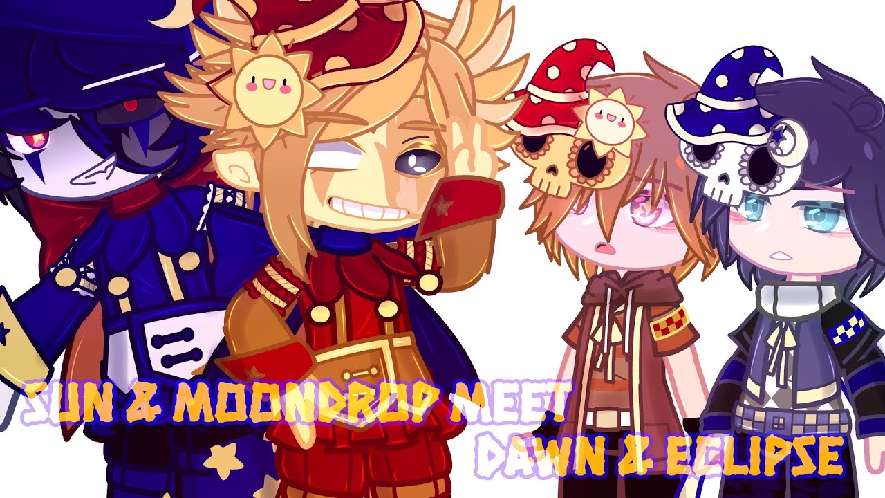 Sun & Moondrop Meet Dawn & Eclipse||My Au||Daycare Attendant Duo||Security Breach||Fnaf||Gachaclub