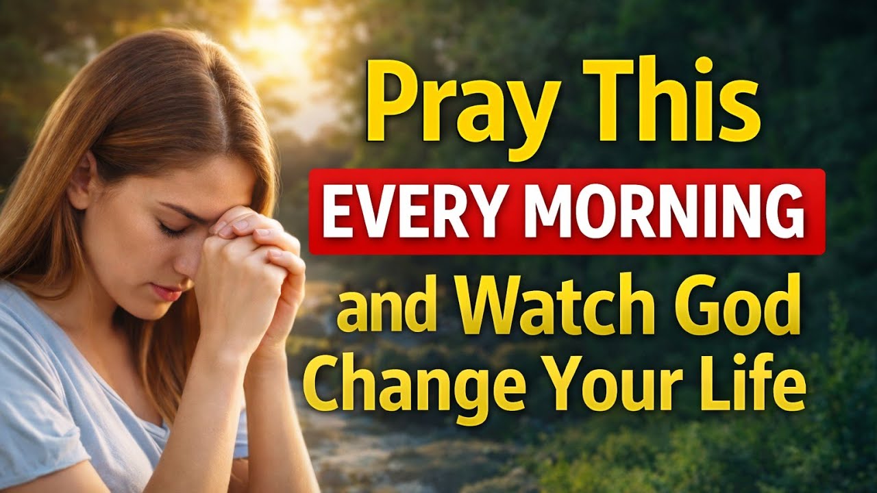 Pray This Every Morning and Watch God Change Your Life | Daily Miracle Prayer