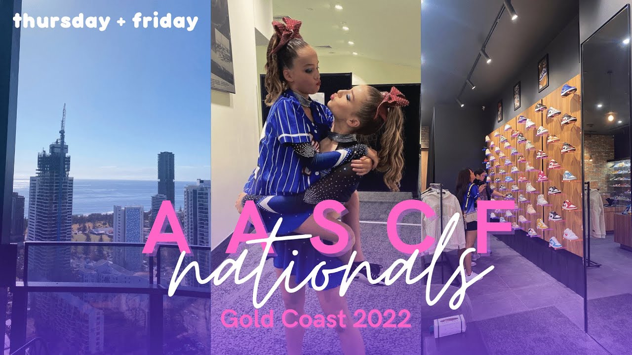cheer nationals vlog, part 1 | with aussie gems