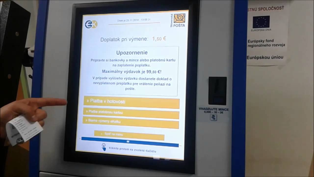 Platobný systém E-KOLOK