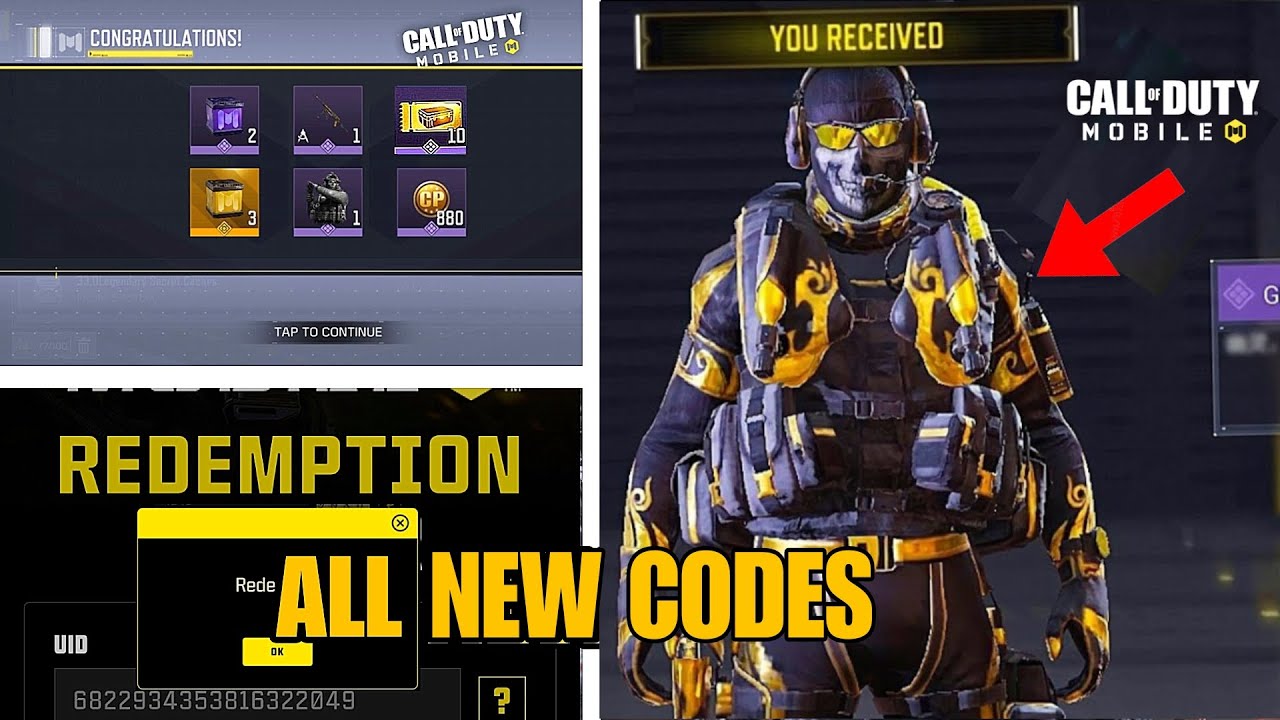 *НОВЫЕ* ВСЕ РАБОЧИЕ НОВЫЕ КОДЫ ПОГАШЕНИЯ ДЛЯ CALL OF DUTY MOBILE ОКТЯБРЬ 2025 | РАБОЧИЕ КОДЫ COD ...