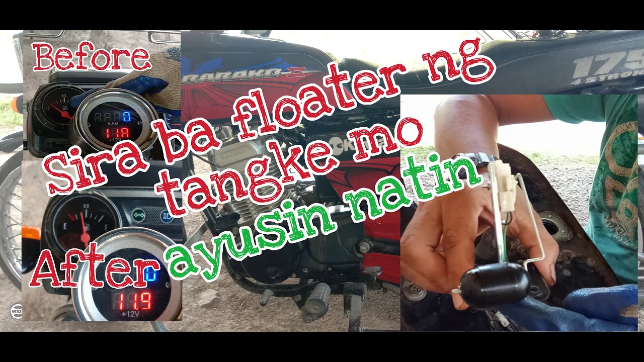 pag rerepair ng fuel gauge at floater ng kawasaki barako 2