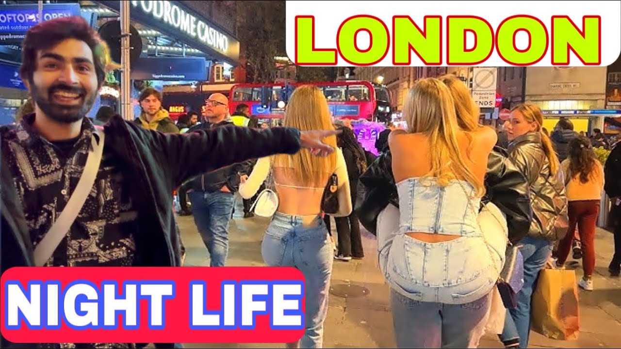 London's Most Beautiful Nightlife District 🇬🇧Best Compilation Night Walk in Hindi