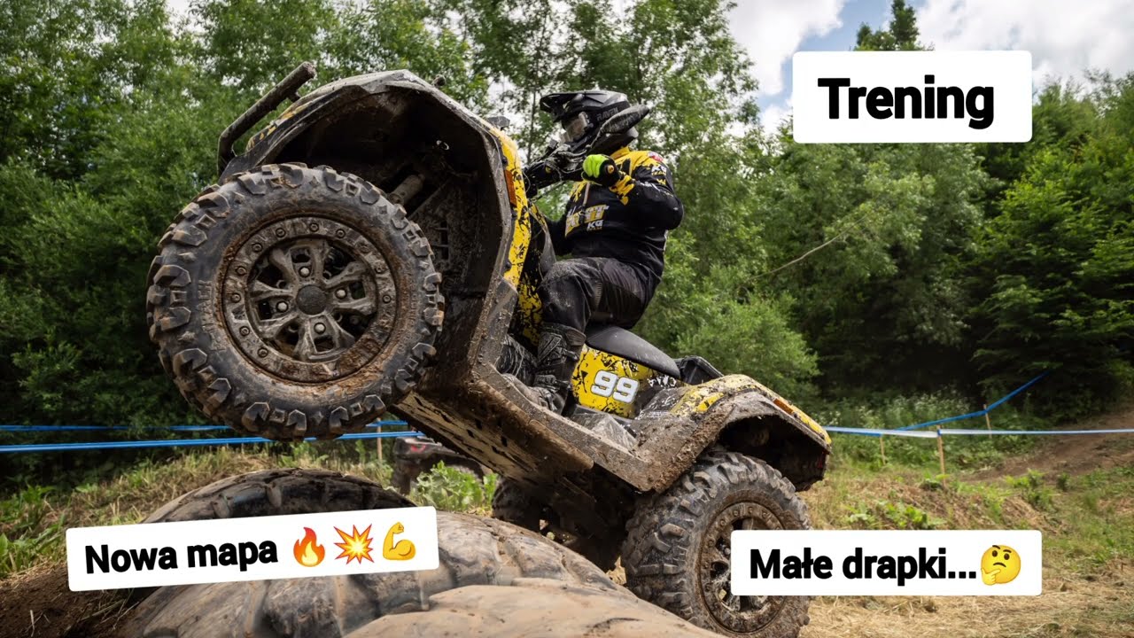 QJ SFA 1000 Trening Quad Żwirownia Technika Podjazdy #kgteam