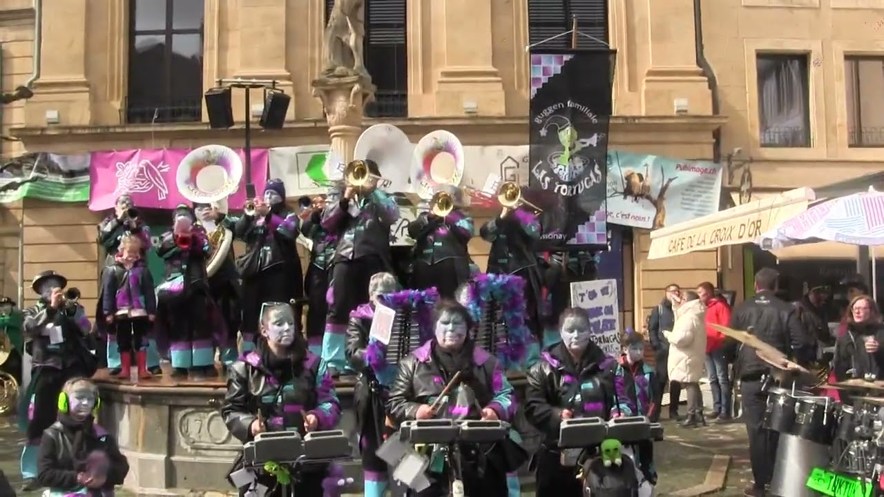 Guggenmusik Las Tortugas Carnaval Orbe 2023 Part1
