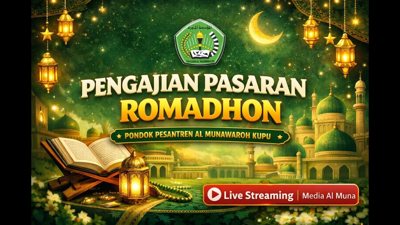 LIVE PENGAJIAN ROMADHON KITAB AL MIFTAH LIBABIN NIKAH ||| Ust. ALI MUSTOFA ||| PP. AL MUNAWAROH KUPU