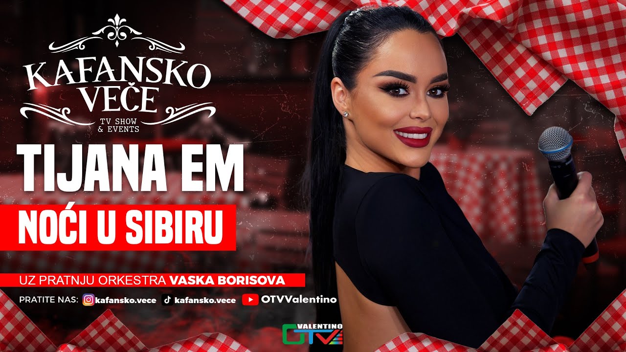 TIJANA EM - NOCI U SIBIRU | UZIVO | 2025 (ORK. VASKA BORISOVA) | KAFANSKO VECE