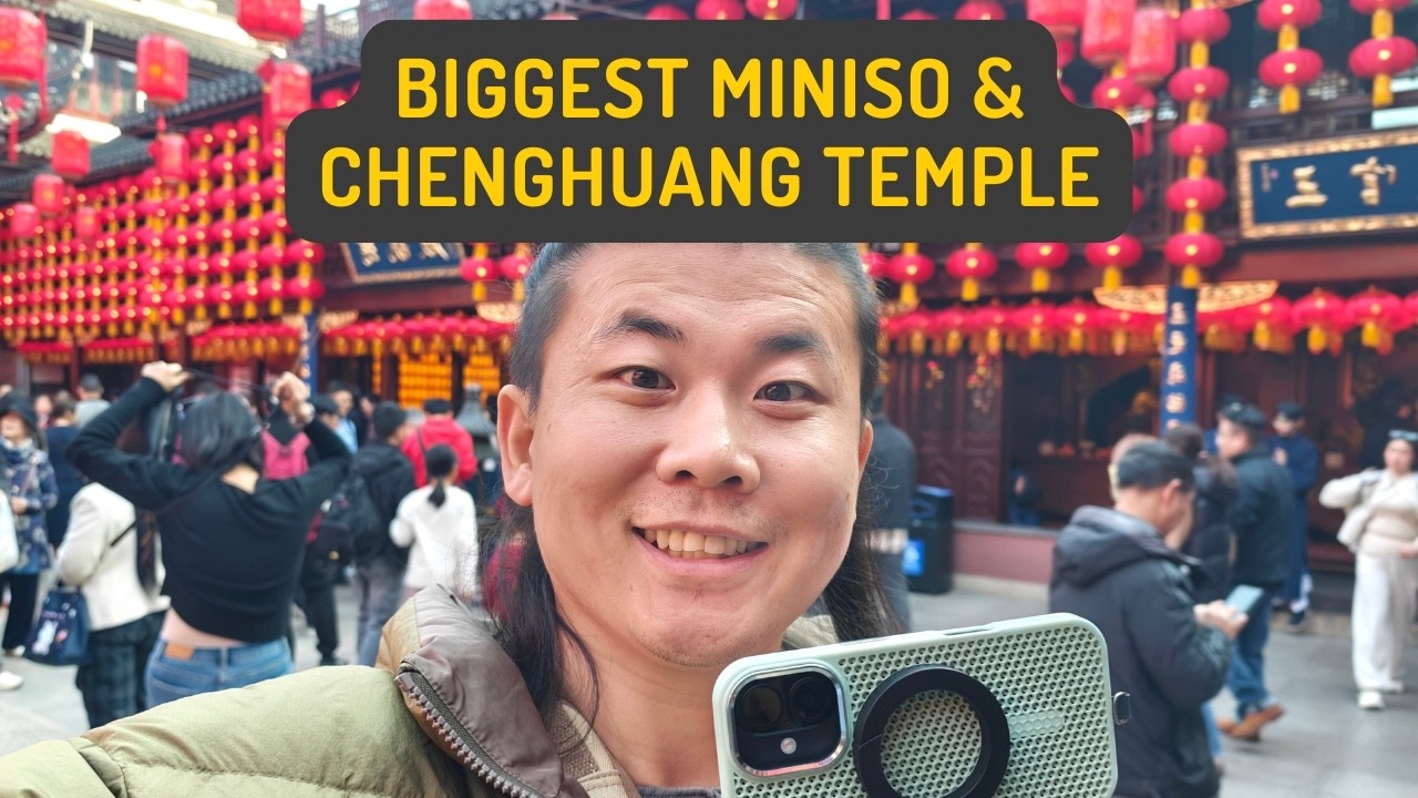 Shanghai Daytime Walking & Chenghuang Temple