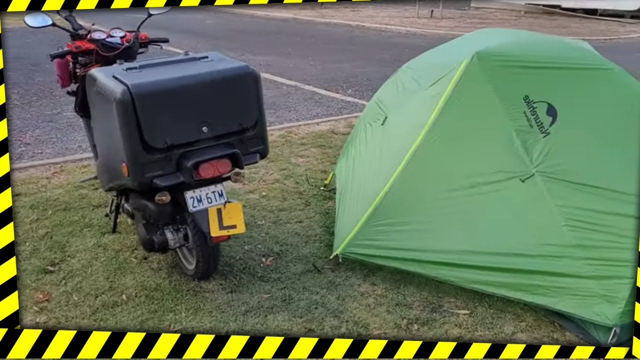 Crossing the border! Scooter Camping