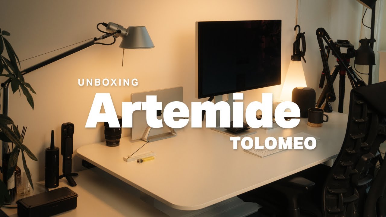 Unboxing The Perfect Desk Lamp: Artemide Tolomeo | Desk Setup Upgrade