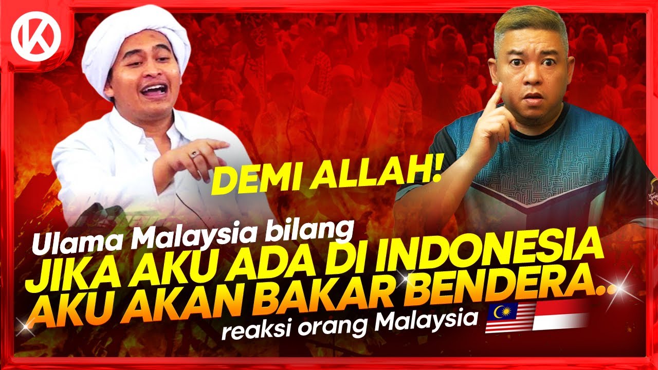 Jangan Bawa2 Ini Ke Indonesia‼️ Jika Ada AkanKu Bakar Bendera Itu... ‼️ 🇲🇾 React