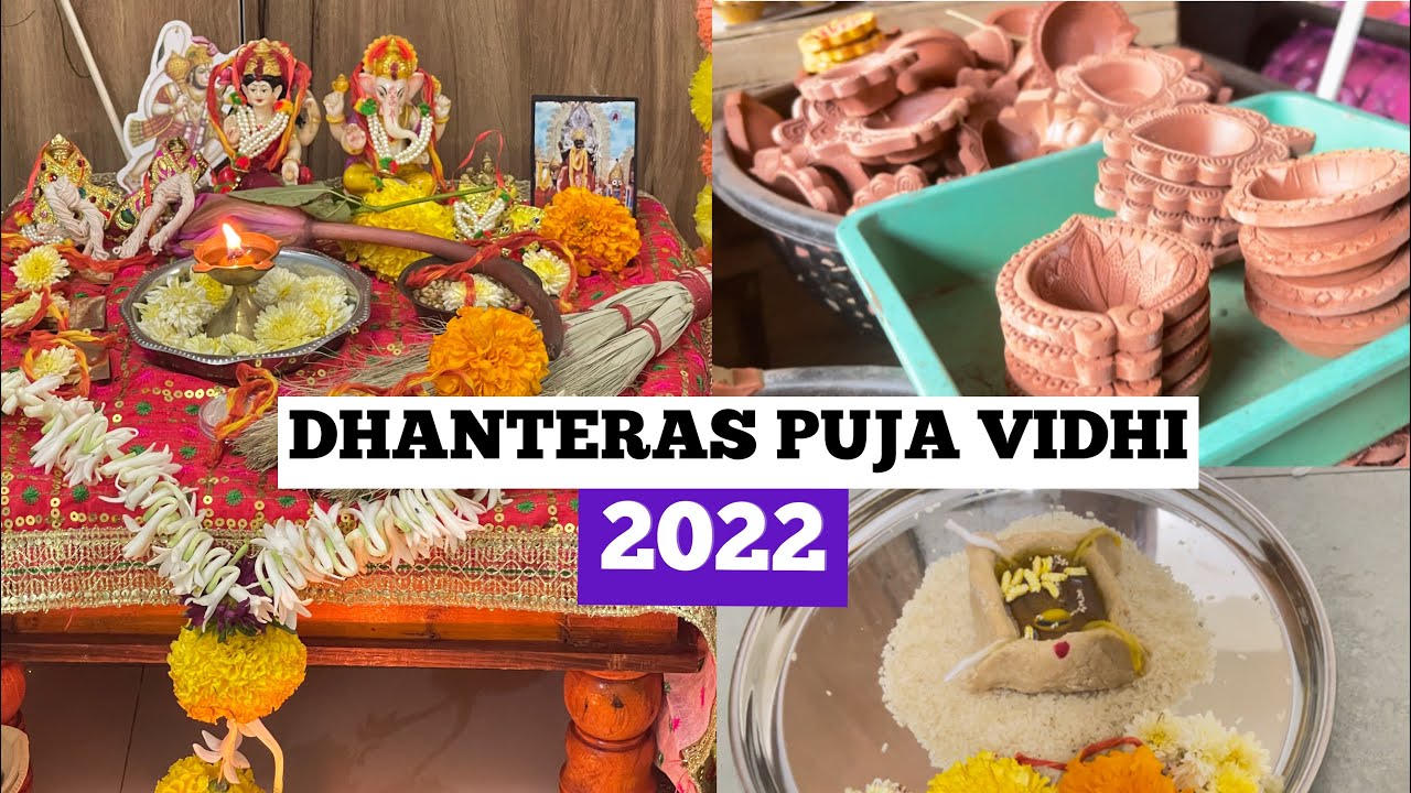Dhanteras 2022 || Full Puja vidhi || Yam ka deepak kaise jalaye #meghhaztouch #dhanteras