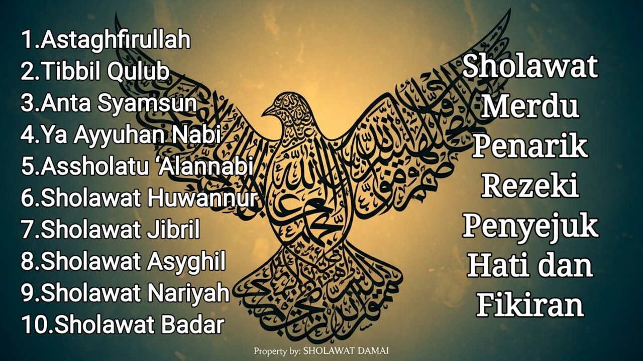 Sholawat Jibril Penarik Rezeki dan Kedamaian Hati | Dzikir Istiqomah Setiap Hari