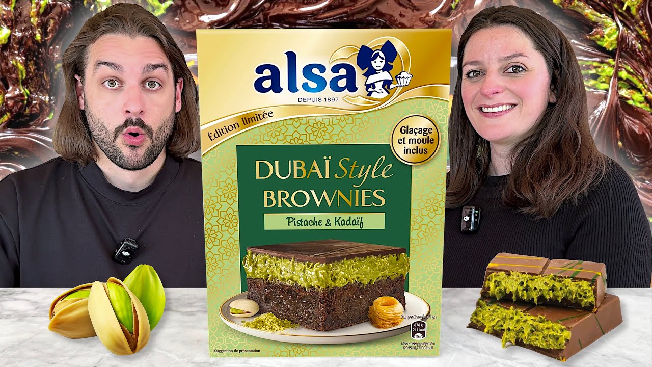 On fabrique le Gateau ALSA DUBAÏ Style BROWNIES ! ( Pistache & Kadaïf )
