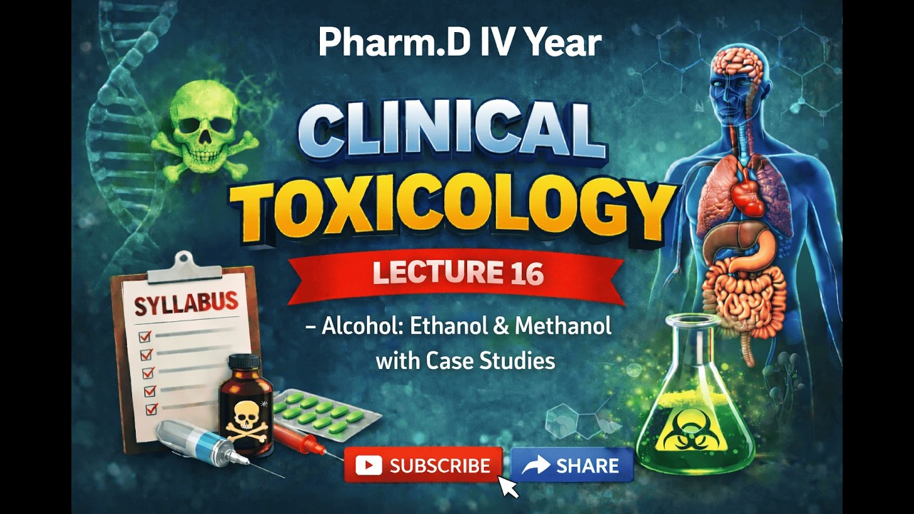 16) Alcohol: Ethanol & Methanol with Case Studies